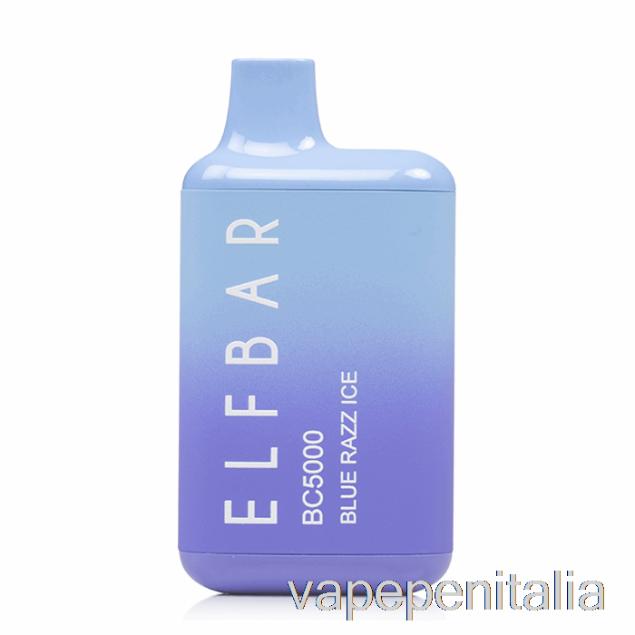 Scatola Vape Mod Bc5000 0% Zero Nicotina Usa E Getta Blue Razz Ice
